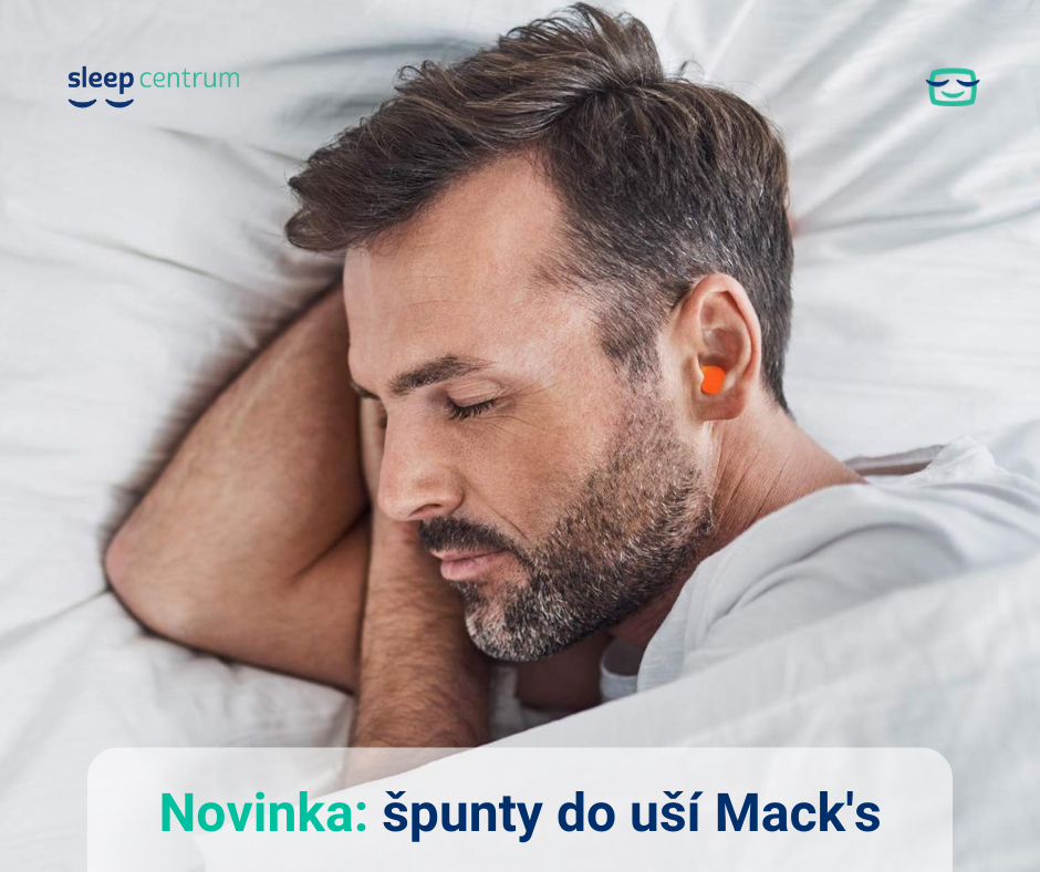 Novinka na Sleep Centru - špunty do uší Mack's